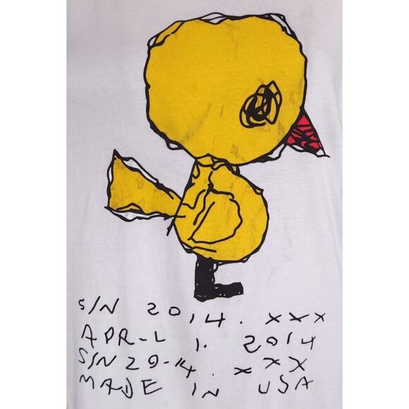 Tom Sachs Love Bird T-Shirt Size L Womens White Tee 2021 $85 - Picture 5 of 10
